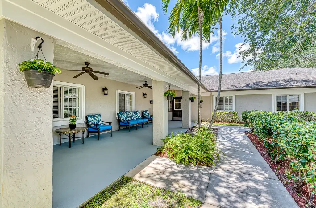 Patio Near Walking Path Patio Near Walking Path